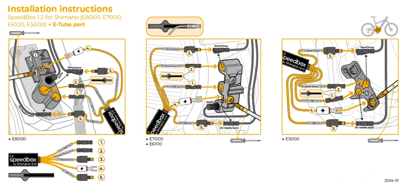 SpeedBox 1.2 pre Shimano (E8000, E7000, E6100, E5000)